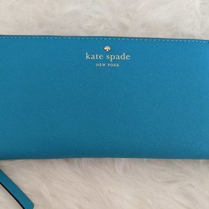 Teal/blue wallet - Kate Spade